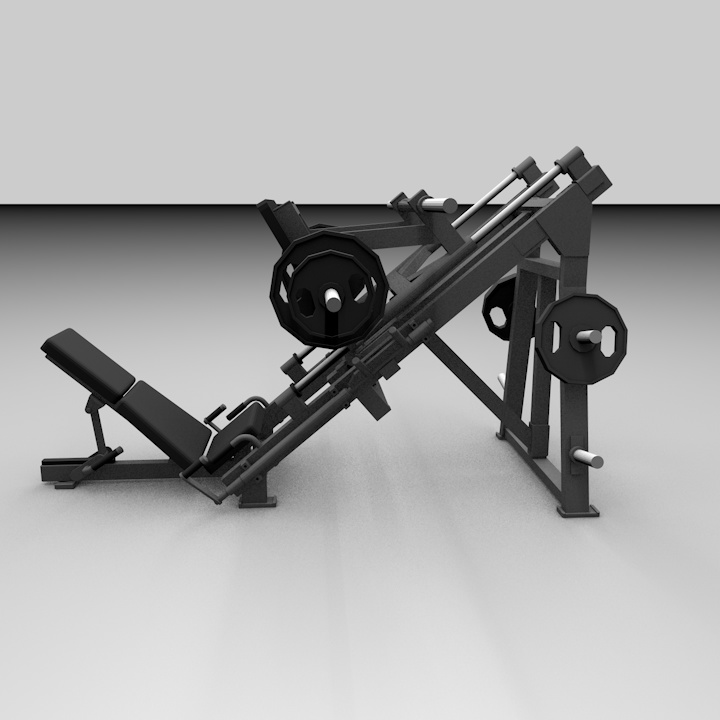 Hack Squat Plate Loaded